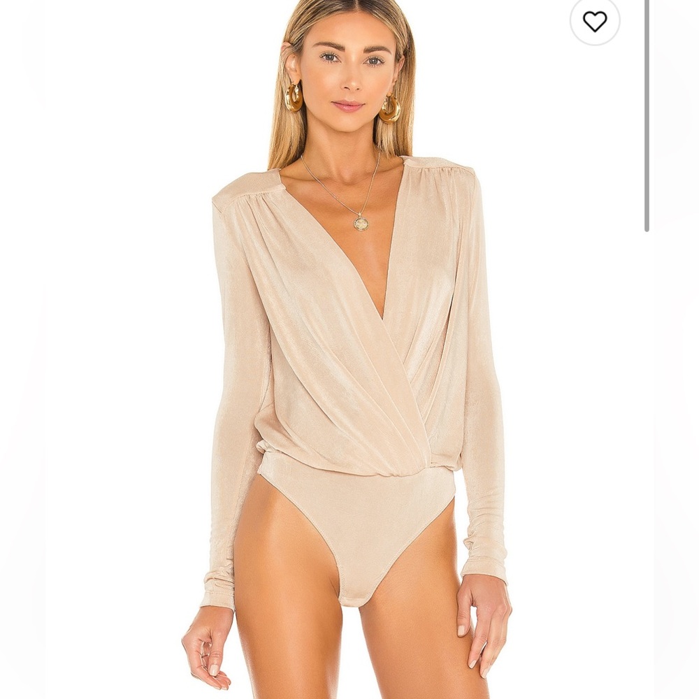 Free People Turnt Bodysuit in Blossom Pearl